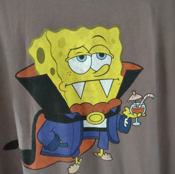 NICKELODEON NWT SPONGE BOB VAMPIRE BY OLD NAVY UNISEX LARGE - Picture 2 of 7